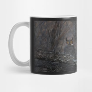 The Stunning Eyes of a Great Horned Owl Mug